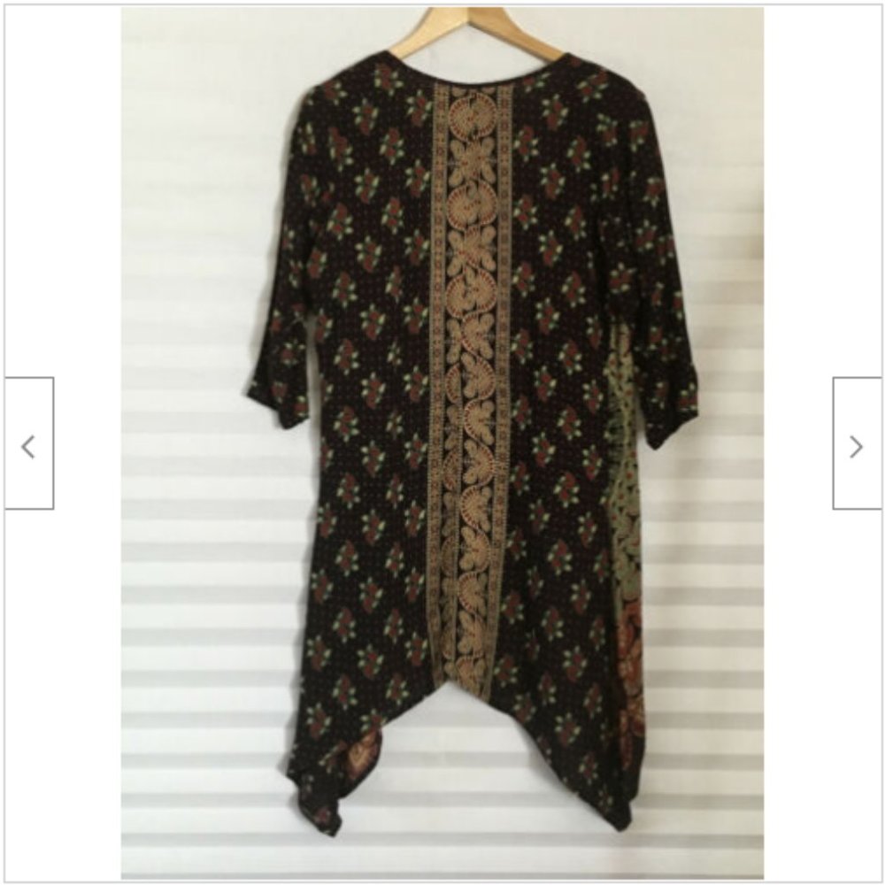 Sacred Threads Waterfall Open Front Top Cardigan … - image 2